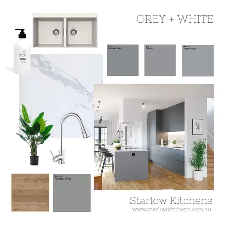 Grey &amp; White Interior Design Mood Board by Eliza Nugent on Style Sourcebook