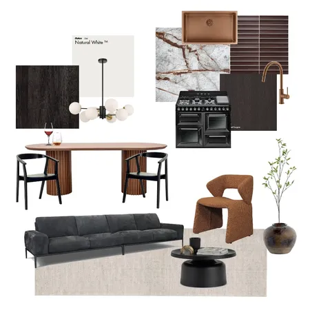 Chocolate and Red Wine Interior Design Mood Board by Studio Rae on Style Sourcebook