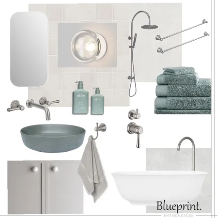 Classic contemporary bathroom Interior Design Mood Board by Blueprint Interior Design on Style Sourcebook