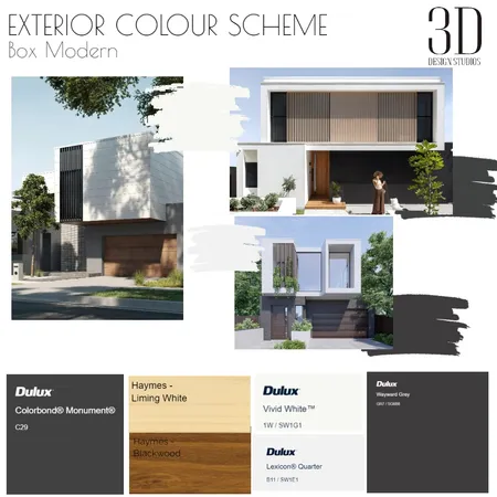 Box Modern Interior Design Mood Board by Designer3D on Style Sourcebook