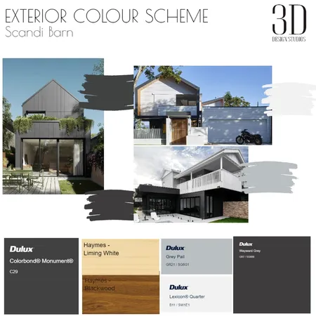 Scandi Barn Interior Design Mood Board by Designer3D on Style Sourcebook