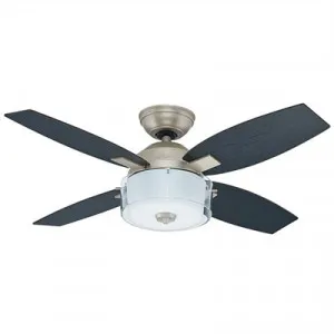 Hunter Central Park Pewter Ceiling Fan with Black Oak / Roasted Oak Switch Blades by Hunter, a Ceiling Fans for sale on Style Sourcebook
