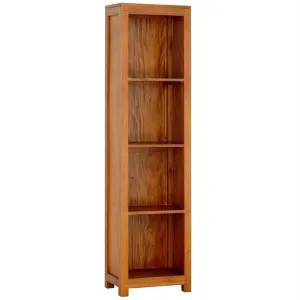 Amsterdam Solid Mahogany Timber Slim Bookcase - Light Pecan by Centrum Furniture, a Bookshelves for sale on Style Sourcebook