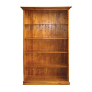LA New Zealand Pine Timber Bookcase, 120cm, Blackwood by MATF Furniture, a Bookshelves for sale on Style Sourcebook