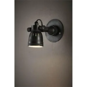 Seattle Metal Short Arm Wall Light, Black by Emac & Lawton, a Wall Lighting for sale on Style Sourcebook