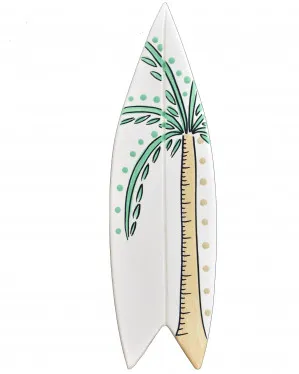 Summer Surfboard Wall Tile - Small Natural Palm by My Kind of Bliss, a Wall Hangings & Decor for sale on Style Sourcebook