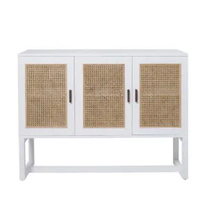 Rita 3 Door Buffet 120cm in Mike White Mindi / Rattan by OzDesignFurniture, a Sideboards, Buffets & Trolleys for sale on Style Sourcebook