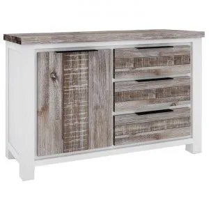 Nordington Acacia Timber 1 Door 3 Drawer Buffet Table, 145cm by Dodicci, a Sideboards, Buffets & Trolleys for sale on Style Sourcebook