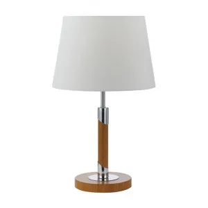 Belmore Table Lamp, Teak by Telbix, a Table & Bedside Lamps for sale on Style Sourcebook