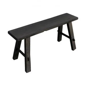 Bella Recycled Timber Oriental Bench, 80cm, Black by Raine & Humble, a Benches for sale on Style Sourcebook