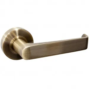 Torquay Lever Handle - Antique Brass by Häfele, a Door Hardware for sale on Style Sourcebook