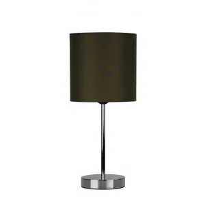 Zola Metal Base Table Lamp, Taupe by Oriel Lighting, a Table & Bedside Lamps for sale on Style Sourcebook