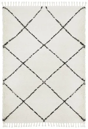Saffron 22 White Rug by Rug Culture, a Shag Rugs for sale on Style Sourcebook