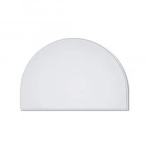 Arch Metal Framed Bathroom Mirror White - 80cm x 120cm by Luxe Mirrors, a Vanity Mirrors for sale on Style Sourcebook
