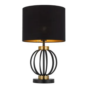 Grada Table Lamp, Black by Telbix, a Table & Bedside Lamps for sale on Style Sourcebook