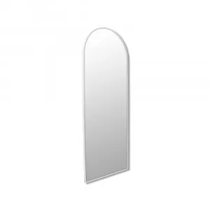 Large White Arched Metal Framed Mirror • 2 Sizes 1700mm X 600mm by Luxe Mirrors, a Vanity Mirrors for sale on Style Sourcebook