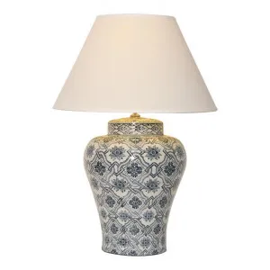 Rita Porcelain Base Table Lamp by OneWorld Collection, a Table & Bedside Lamps for sale on Style Sourcebook