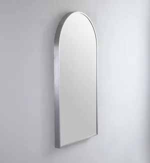 Modern Arch Metal Frame Bathroom mirror - 5 colour options - 91 x 51cm Gun Metal by Luxe Mirrors, a Vanity Mirrors for sale on Style Sourcebook