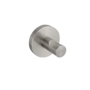 Elysian Robe Hook Brushed Nickel by ABI Interiors Pty Ltd, a Shelves & Hooks for sale on Style Sourcebook