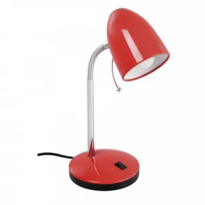 Eglo Lara Table Lamp (E27) Red by Eglo, a Table & Bedside Lamps for sale on Style Sourcebook