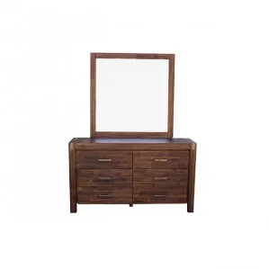 Nour Dresser With Mirror in Chocolate Colour by Luxe Mirrors, a Shaving Cabinets for sale on Style Sourcebook