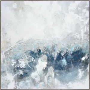 Foamy Sky' Canvas in Antique Silver Frame by Style My Home, a Painted Canvases for sale on Style Sourcebook