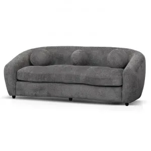 Hurst 3 Seater Fabric Sofa - Iron Grey by Interior Secrets - AfterPay Available by Interior Secrets, a Sofas for sale on Style Sourcebook