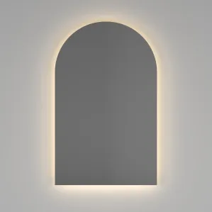 Premium Arch Shape LED Backlit Mirror 80cm x 50cm (Warm or Cool Light Option) Cool Light LED 6400k by Luxe Mirrors, a Illuminated Mirrors for sale on Style Sourcebook