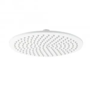 Shower Head Round 250mm - White by ABI Interiors Pty Ltd, a Shower Heads & Mixers for sale on Style Sourcebook