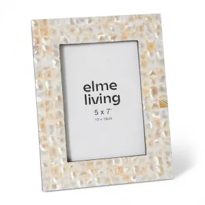 Anjali 5 x 7" Photo Frame - 16 x 3 x 21cm by Elme Living, a Decorative Accessories for sale on Style Sourcebook