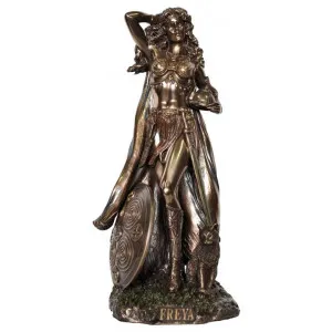Veronese Cold Cast Bronze Coated Norse Mythology Figurine, Freya by Veronese, a Statues & Ornaments for sale on Style Sourcebook