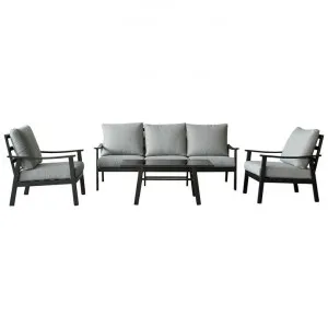 Paeton 4 Piece Metal Outdoor Sofa Set by Dodicci, a Outdoor Sofas for sale on Style Sourcebook
