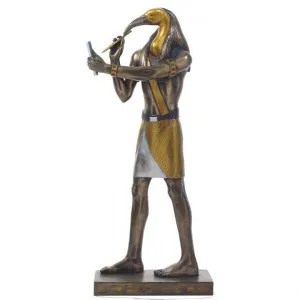 Veronese Cold Cast Bronze Coated Egyptian Mythology Figurine, Thoth by Veronese, a Statues & Ornaments for sale on Style Sourcebook