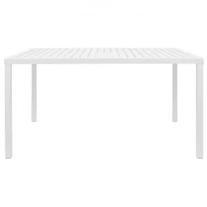 Cube Italian Made Commercial Grade Indoor / Outdoor Dining Table, 140cm, White by Nardi, a Dining Tables for sale on Style Sourcebook