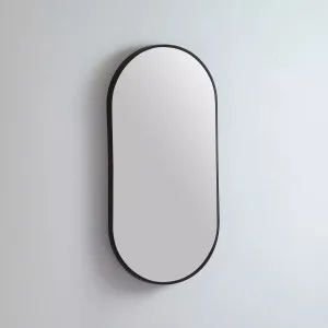 Modern Oblong Coloured Frame Bathroom Mirror - 5 colour options - 46cm x 91cm Matt White by Luxe Mirrors, a Vanity Mirrors for sale on Style Sourcebook