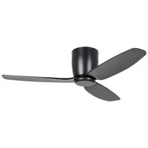 Seacliff Indoor / Outdoor DC Hugger Ceiling Fan with Remote, 112cm/44", Black by Eglo, a Ceiling Fans for sale on Style Sourcebook