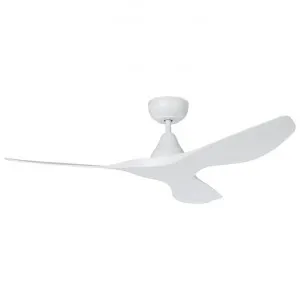 Surf DC Ceiling Fan with Remote, 122cm/48", White by Eglo, a Ceiling Fans for sale on Style Sourcebook