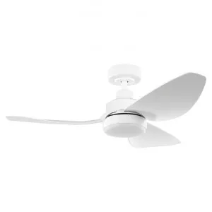 Torquay Indoor / Outdoor DC Ceiling Fan with CCT LED Light & Remote, 107cm/42", White by Eglo, a Ceiling Fans for sale on Style Sourcebook