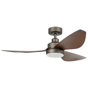 Torquay Indoor / Outdoor DC Ceiling Fan with CCT LED Light & Remote, 122cm/48", Oil Rubbed Bronze / Red Brown by Eglo, a Ceiling Fans for sale on Style Sourcebook