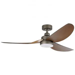 Torquay Indoor / Outdoor DC Ceiling Fan with CCT LED Light & Remote, 142cm/56", Oil Rubbed Bronze / Red Brown by Eglo, a Ceiling Fans for sale on Style Sourcebook