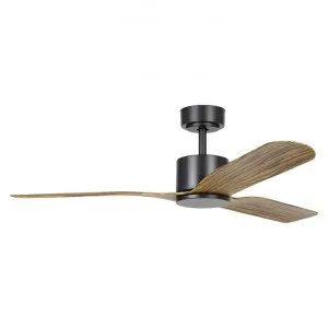 Iluka Indoor / Outdoor DC Ceiling Fan with Remote, 132cm/52", Black / Rustic Brown by Eglo, a Ceiling Fans for sale on Style Sourcebook