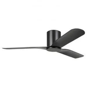 Iluka Indoor / Outdoor DC Hugger Ceiling Fan with Remote, 132cm/52", Black by Eglo, a Ceiling Fans for sale on Style Sourcebook