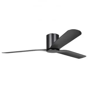 Iluka Indoor / Outdoor DC Hugger Ceiling Fan with Remote, 150cm/60", Black by Eglo, a Ceiling Fans for sale on Style Sourcebook