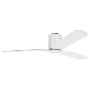 Iluka Indoor / Outdoor DC Hugger Ceiling Fan with Remote, 150cm/60", White by Eglo, a Ceiling Fans for sale on Style Sourcebook