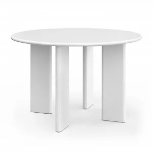 Omni Chunky Round Dining Table, Matte White by L3 Home, a Dining Tables for sale on Style Sourcebook