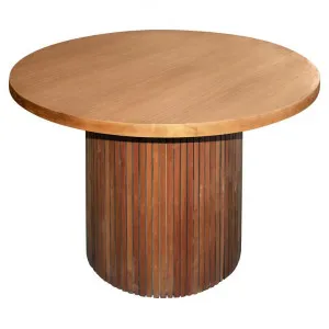 Atchison Mindi Wood Round Dining Table, 120cm, Red Oak by Brighton Home, a Dining Tables for sale on Style Sourcebook