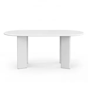 Omni Oval Dining Table, 180cm, White by FLH, a Dining Tables for sale on Style Sourcebook