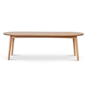 Oksby American White Oak Timber Oval Dining Table, 240cm, Natural by Conception Living, a Dining Tables for sale on Style Sourcebook