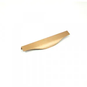 Noma Lip Pull Handle - Brushed Dark Brass by Momo Handles, a Cabinet Hardware for sale on Style Sourcebook
