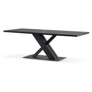 Elma 2.2m Dining Table - Full Black by Interior Secrets - AfterPay Available by Interior Secrets, a Dining Tables for sale on Style Sourcebook